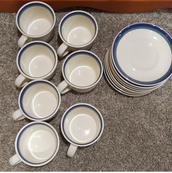 Pfaltzgraff Northwinds Vintage Saucers - Picture 3 of 3